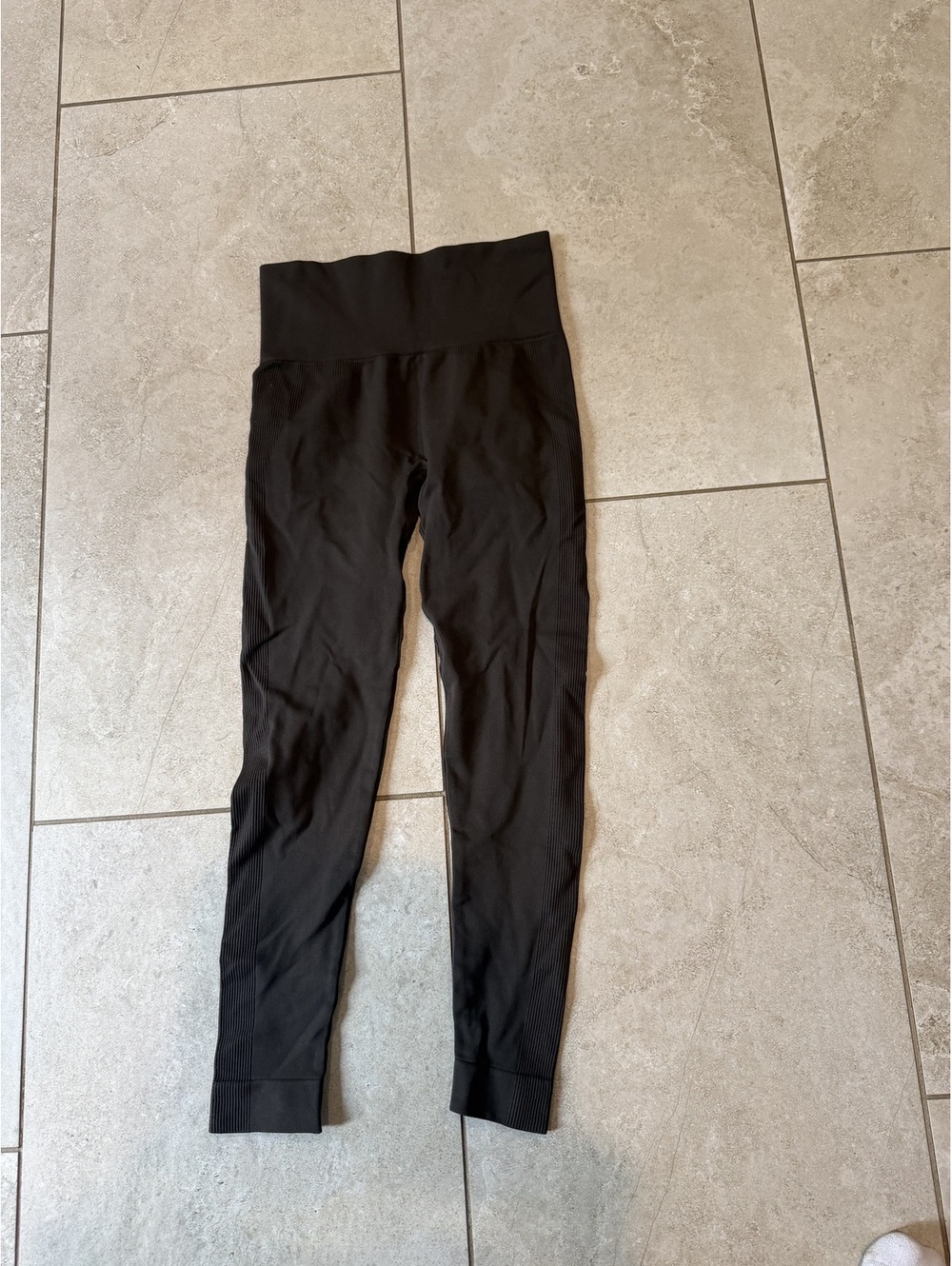 Set Active Brown Sculpt Flex Leggings small